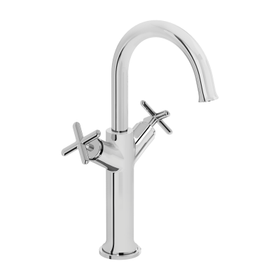Смеситель для раковины VitrA Origin Classic A42886 двухрычажный хром латунь