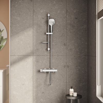 Смеситель настенный VitrA Origin A42619 для ванны однорычажный хром латунь