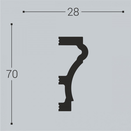 Молдинг Bello Deco М7 70-28