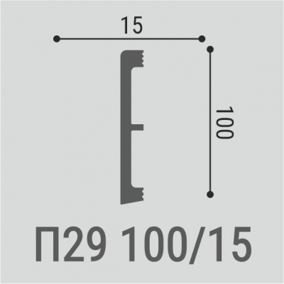 Плинтус Bello Deco П29 100-15