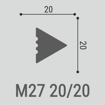 Молдинг Bello Deco М27 20-20