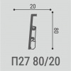 Плинтус Bello Deco П27 80-20