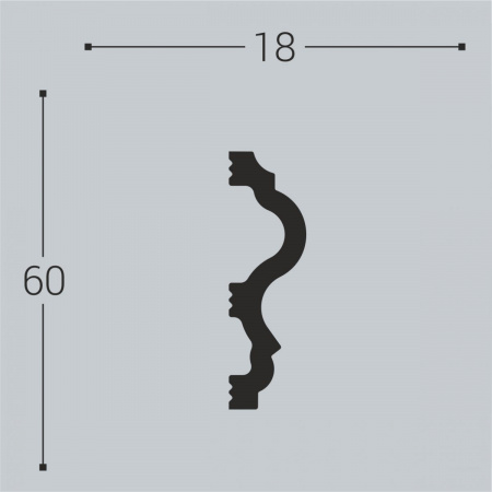 Молдинг Bello Deco М6 60-18