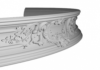 Карниз Европласт 1.50.252 (119х121х2000) гибкий
