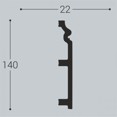 Плинтус Bello Deco П9 140-22