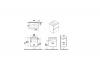 Тумба с раковиной для ванной VitrA Mia Plus Square 69730 60 см глянцевая белая ДСП