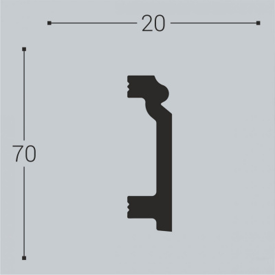 Плинтус Bello Deco П7 70-20