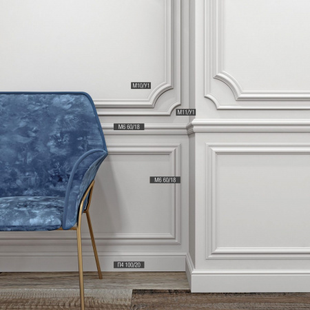 Молдинг Bello Deco Декоративный угол к молдингу М11У1