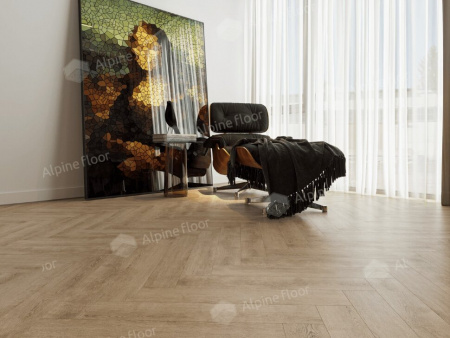 Ламинат Alpine Floor Herringbone 8 Pro Дуб Прованс LF102-07 (606х101х8мм)