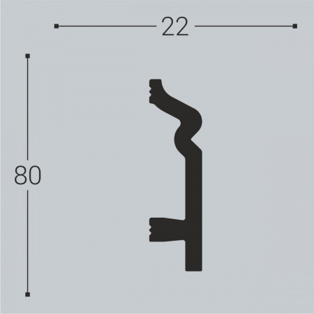 Плинтус Bello Deco П2 80-22