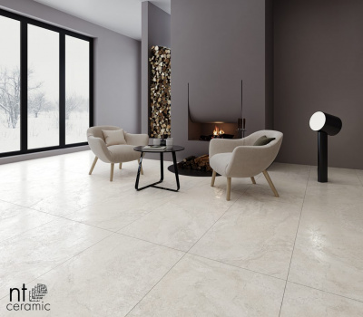 Керамогранит NT CERAMIC Zeus Travertine Bianco 60x60