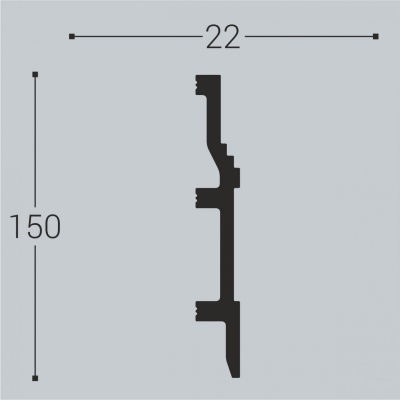 Плинтус Bello Deco П8 150-22