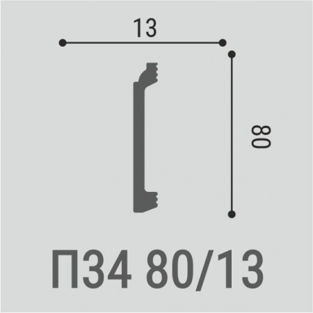 Плинтус Bello Deco П34 80-13