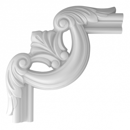 Молдинг Bello Deco Декоративный угол к молдингу М15У2