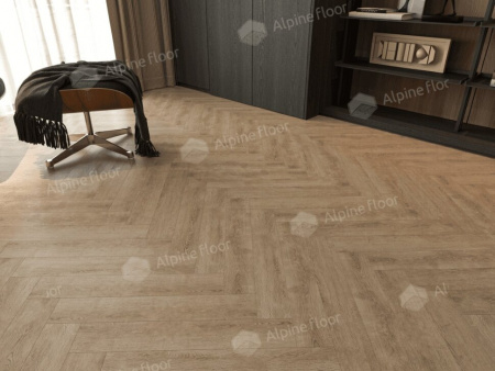 Ламинат Alpine Floor Herringbone 8 Pro Дуб Прованс LF102-07 (606х101х8мм)