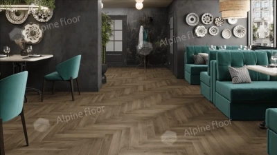Ламинат Alpine Floor Herringbone 8 Pro Дуб Анжу LF102-11 (606х101х8мм)