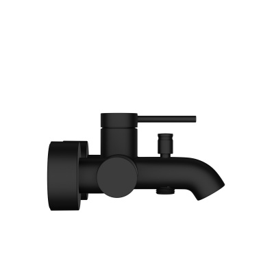 Настенный смеситель для ванны VitrA Minimax Round A4354836EXP однорычажный матовый черный латунь