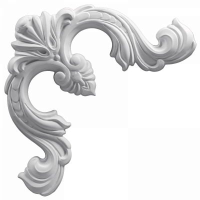 Молдинг Bello Deco Декоративный угол к молдингу М3У2