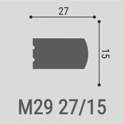 Молдинг Bello Deco М29 27-15