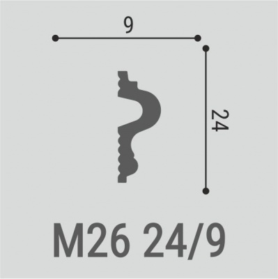 Молдинг Bello Deco М26 24-9