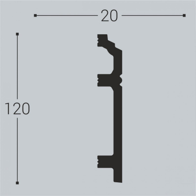 Плинтус Bello Deco П12 120-20