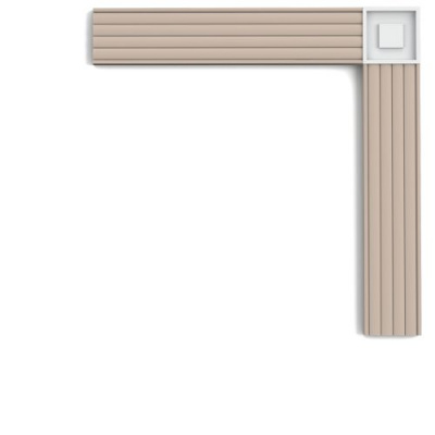 Молдинг Orac Decor P5020B (9,1x9,1x1,3см)