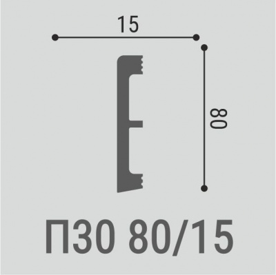 Плинтус Bello Deco П30 80-15