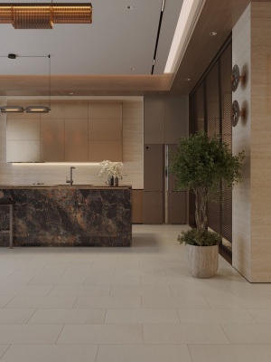 Alpine Floor Бежевый травертин (Travertine Beige) LF402-11