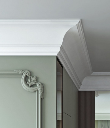 Молдинг Bello Deco Декоративный угол к молдингу М15У2