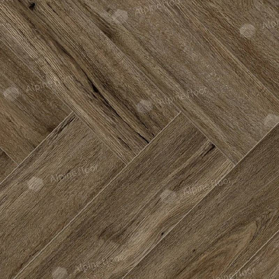 Ламинат Alpine Floor Herringbone 8 Pro Дуб Бордо LF102-10 (606х101х8мм)