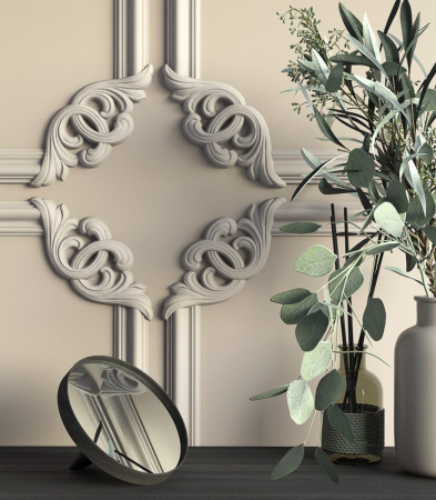 Молдинг Bello Deco Декоративный угол к молдингу М10У2