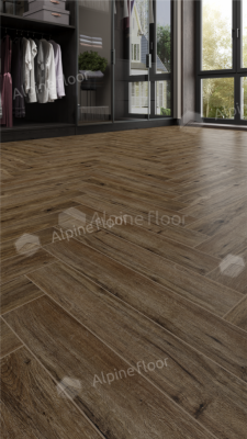 Ламинат Alpine Floor Herringbone 12 PRO Бордо LF106-10