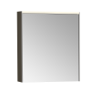 Зеркальный шкаф VitrA Core 66910 60 см брашированный хром с подвесткой петли справа