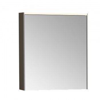 Зеркальный шкаф VitrA Core 66909 60 см брашированный хром с подвесткой петли слева